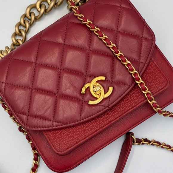 Chanel Square Flap with Top Handle - Picture 3 of 16